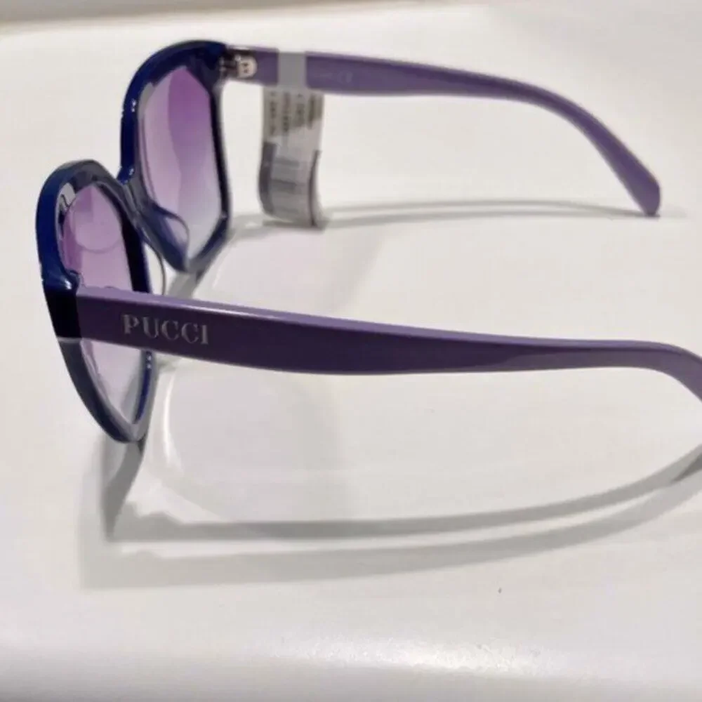 Emilio Pucci 59mm Geometric Sunglasses Purple